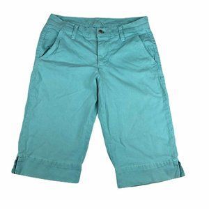 Dead Sexy Womens Size 27 Capri Aqua Cropped Pants